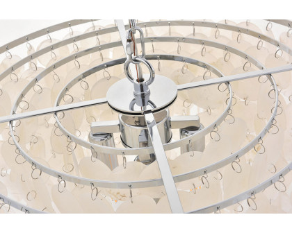 Elegant Selene 1 Light Pendant - Chrome, L 20" (LD5050D20C)