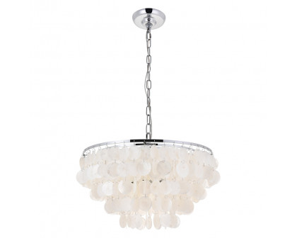 Elegant Selene 1 Light Pendant - Chrome, L 20" (LD5050D20C)