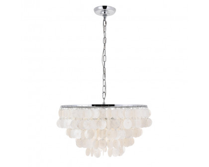 Elegant Selene 1 Light Pendant - Chrome, L 20" (LD5050D20C)