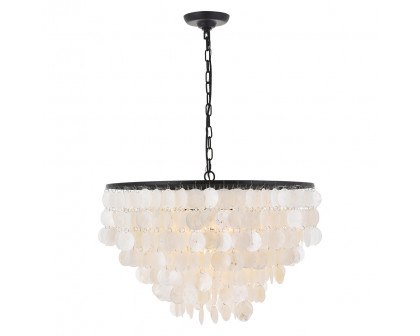 Elegant Selene 1 Light Pendant - Black, L 24" (LD5050D24BK)