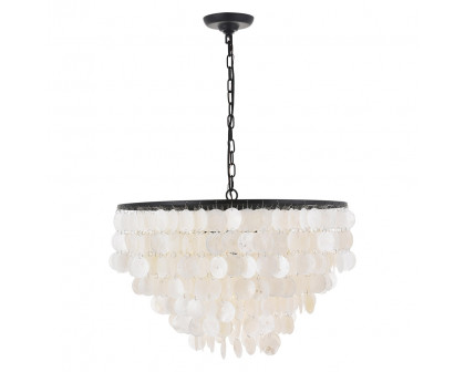 Elegant Selene 1 Light Pendant - Black, L 24" (LD5050D24BK)