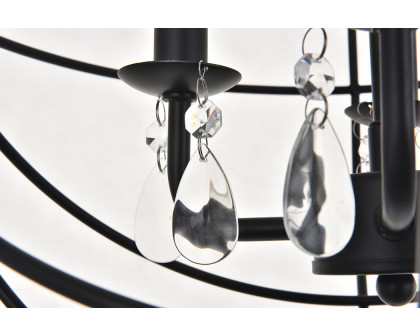 Elegant Wallace 3 Light Pendant - Matte Black, L 16" (LD5055D16MB)