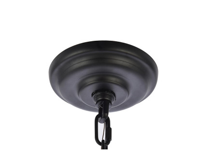 Elegant Rohan Chandelier - Matte Black, L 42" (LD5056D42MB)