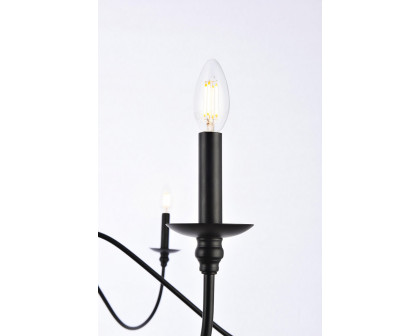 Elegant Rohan Chandelier - Matte Black, L 48" (LD5056D48MB)