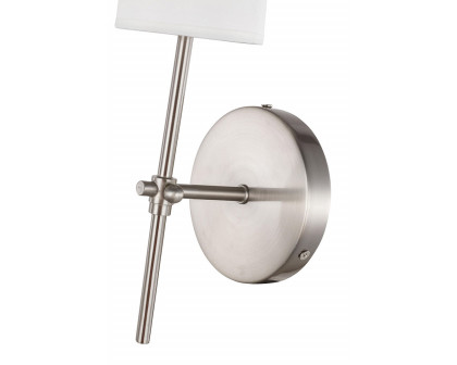 Elegant Mel 1 Light Wall Sconce - Burnished Nickel, L 4.75" (LD6004W5BN)