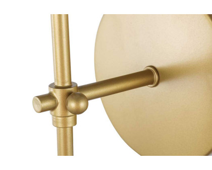 Elegant Mel 1 Light Wall Sconce - Brass, L 4.75" (LD6004W5BR)