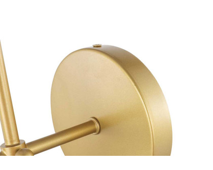 Elegant Mel 1 Light Wall Sconce - Brass, L 5.5" (LD6004W6BR)