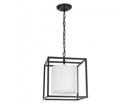 Elegant Pendant Light - Black, L 12" (LD6005D12BK)