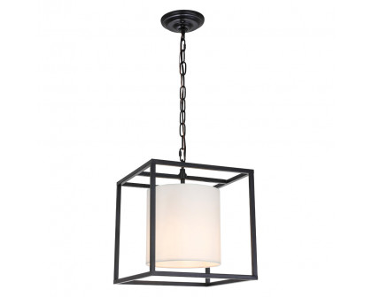 Elegant Pendant Light - Black, L 12" (LD6005D12BK)