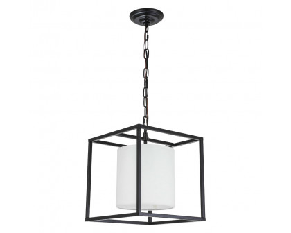 Elegant Pendant Light - Black, L 12" (LD6005D12BK)