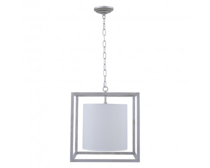 Elegant Pendant Light - Silver, L 16" (LD6005D16S)