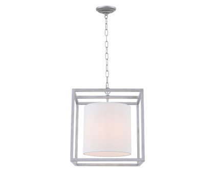 Elegant Pendant Light - Silver, L 16" (LD6005D16S)