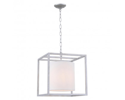 Elegant Pendant Light - Silver, L 16" (LD6005D16S)