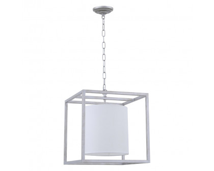 Elegant Pendant Light - Silver, L 16" (LD6005D16S)