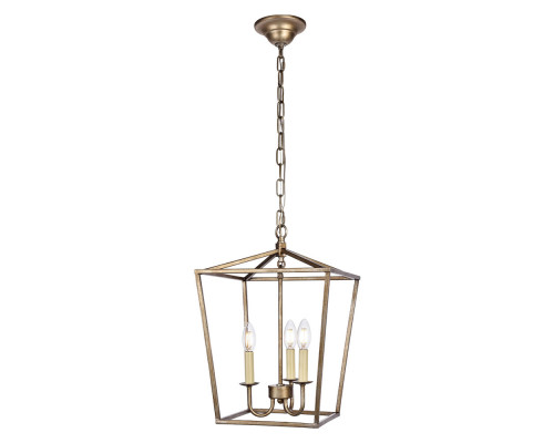 Elegant Maddox 1-Light Pendant - Silver, L 12.5" (LD6008D12S)