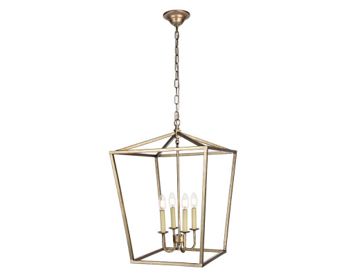 Elegant Maddox 1-Light Pendant - Silver, L 17" (LD6008D17S)