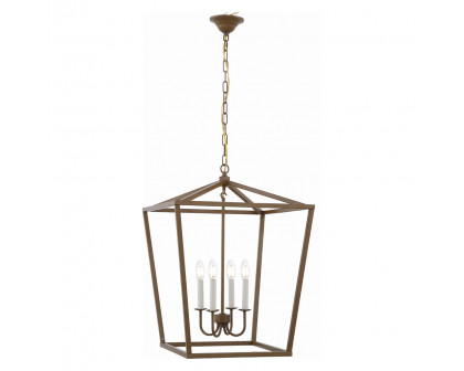 Elegant Maddox 1-Light Pendant - Gold, L 20" (LD6008D20G)