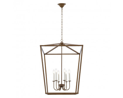 Elegant Maddox 1-Light Pendant - Gold, L 24" (LD6008D24G)