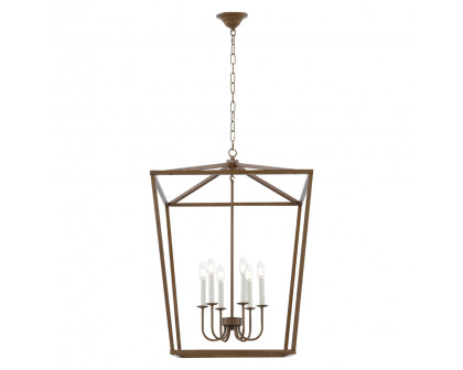 Elegant Maddox 1-Light Pendant - Gold, L 24" (LD6008D24G)