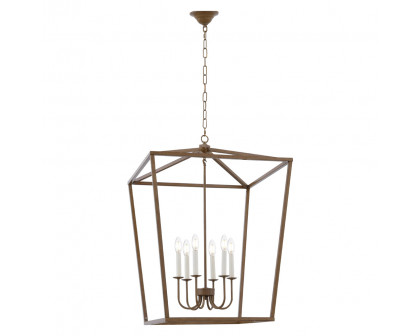 Elegant Maddox 1-Light Pendant - Gold, L 24" (LD6008D24G)