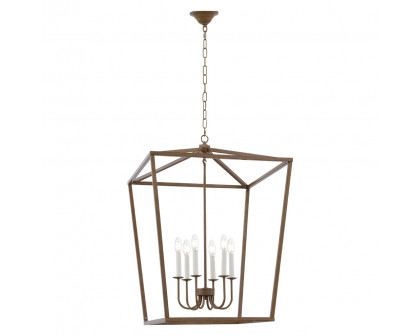 Elegant Maddox 1-Light Pendant - Gold, L 24" (LD6008D24G)