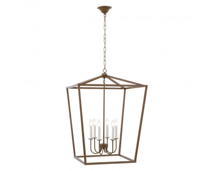 Elegant Maddox 1-Light Pendant - Gold, L 24" (LD6008D24G)