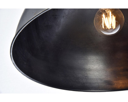 Elegant Pendant Light - Black, L 15" (LD6013D15BK)