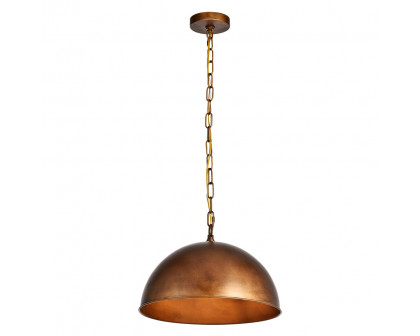 Elegant Pendant Light - Burnished Nickel, L 15" (LD6013D15BR)