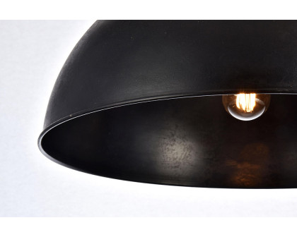 Elegant Pendant Light - Black, L 20" (LD6013D20BK)