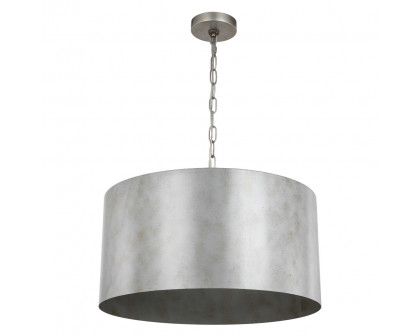 Elegant Miro 1-Light Pendant - Silver, L 20" (LD6015D20S)