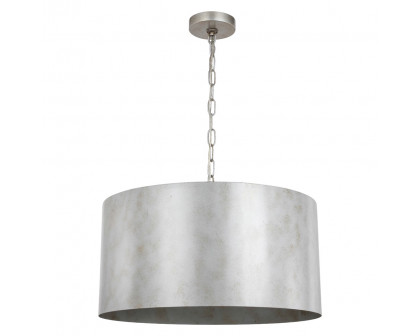 Elegant Miro 1-Light Pendant - Silver, L 20" (LD6015D20S)