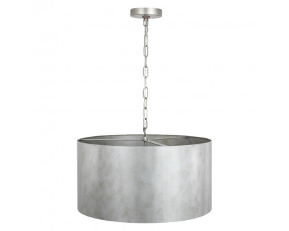 Elegant Miro 1-Light Pendant - Silver, L 20" (LD6015D20S)