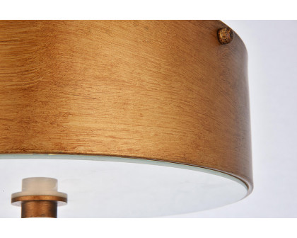 Elegant Flush Mount Light - Vintage Gold (LD6022)