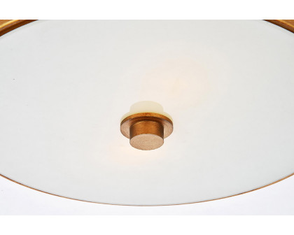 Elegant Flush Mount Light - Vintage Gold (LD6022)