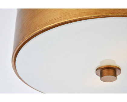 Elegant Flush Mount Light - Vintage Gold (LD6022)