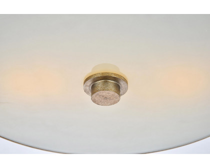 Elegant Flush Mount Light - Vintage Silver (LD6023)