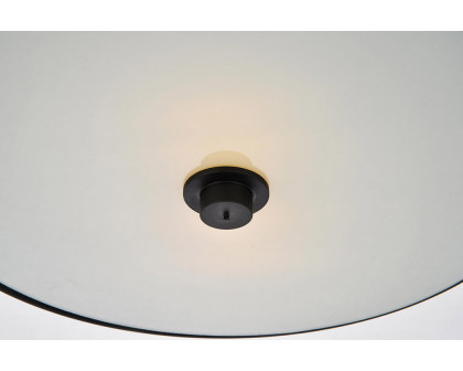 Elegant Flush Mount Light - Flat Black (LD6024)