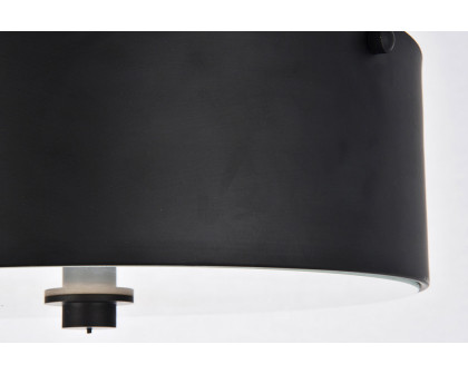 Elegant Flush Mount Light - Flat Black (LD6024)