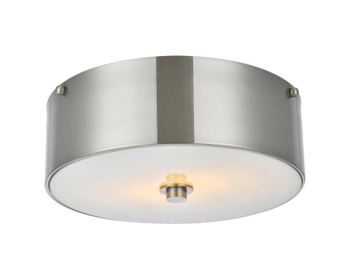 Elegant Flush Mount Light - Burnished Nickel (LD6025)