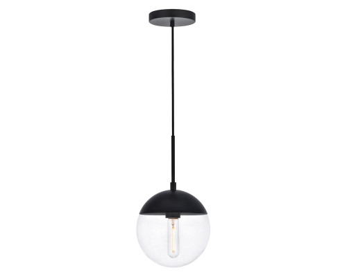 Elegant Pendant Light - Black, L 8" (LD6027)