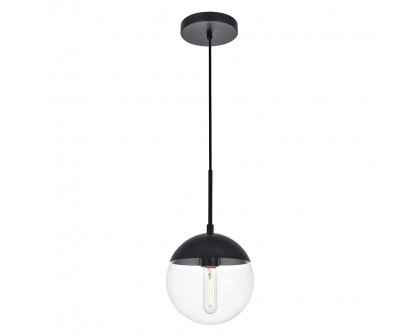 Elegant Pendant Light - Black, L 8" (LD6027)