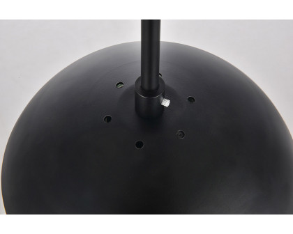 Elegant Pendant Light - Black, L 8" (LD6027)