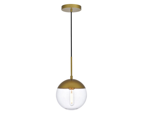 Elegant Pendant Light - Brass, L 8" (LD6031BR)