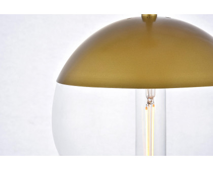 Elegant Pendant Light - Brass, L 8" (LD6031BR)