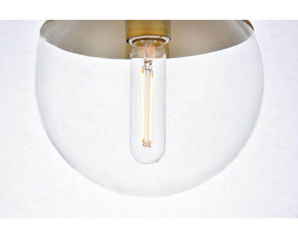 Elegant Pendant Light - Brass, L 8" (LD6031BR)