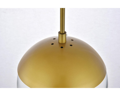 Elegant Pendant Light - Brass, L 8" (LD6031BR)