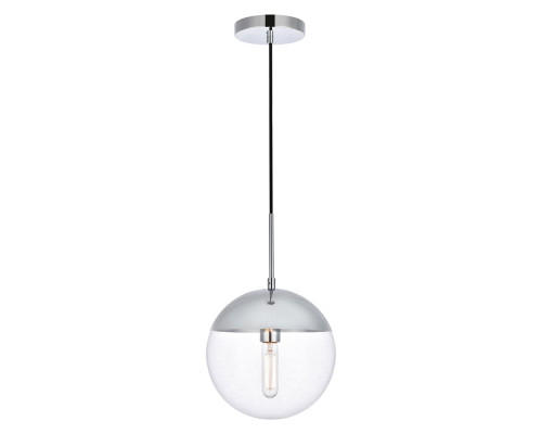 Elegant Pendant Light - Chrome, L 10" (LD6035C)