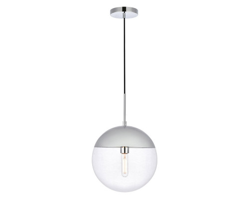 Elegant Pendant Light - Chrome, L 12" (LD6041C)