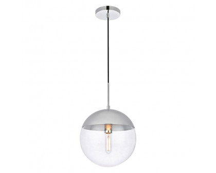 Elegant Pendant Light - Chrome, L 12" (LD6041C)