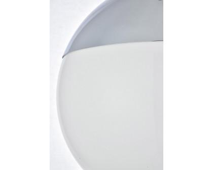 Elegant Pendant Light - Chrome/Glass Matte, L 14" (LD6046C)